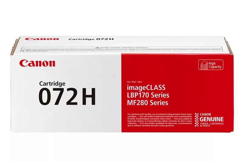 ORIGINALE Canon toner nero 072 H 5648C002 4100 pagine