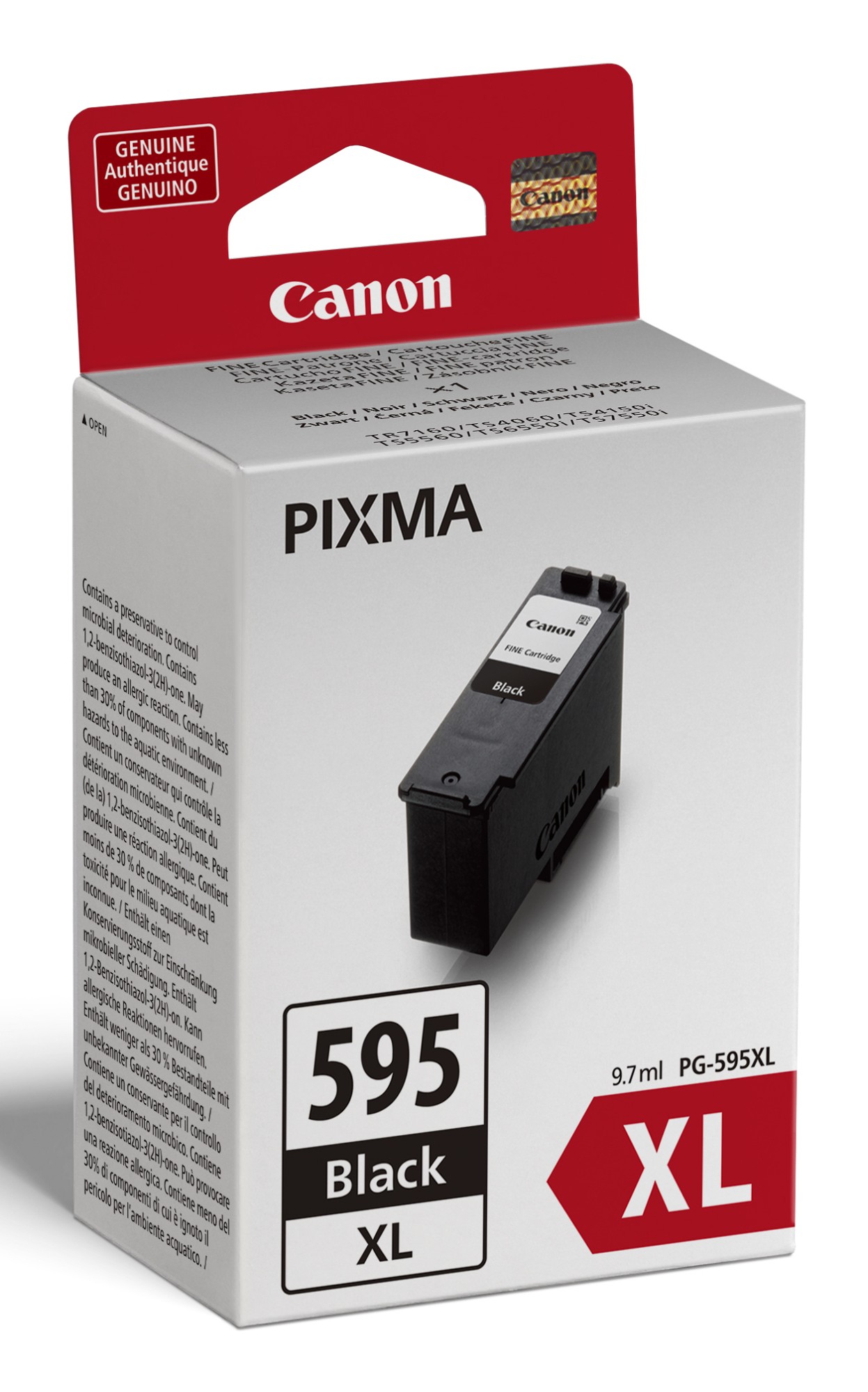 ORIGINALE Canon Value Pack nero / differenti colori / Bianco PG-595XL+CL-586XL + Fotopapier 50 Blatt 10x 15 cm 600 pagine