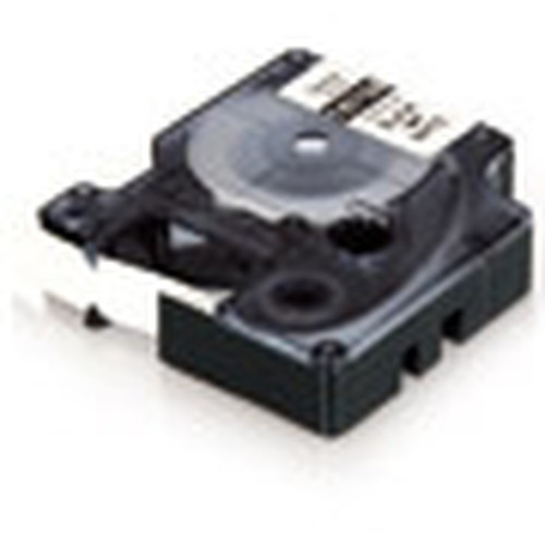 ORIGINALE DYMO Nastro Nero su bianco S0718600 18444 Nastro in vinile Rhino IND 12mm x 55m nero su bianco