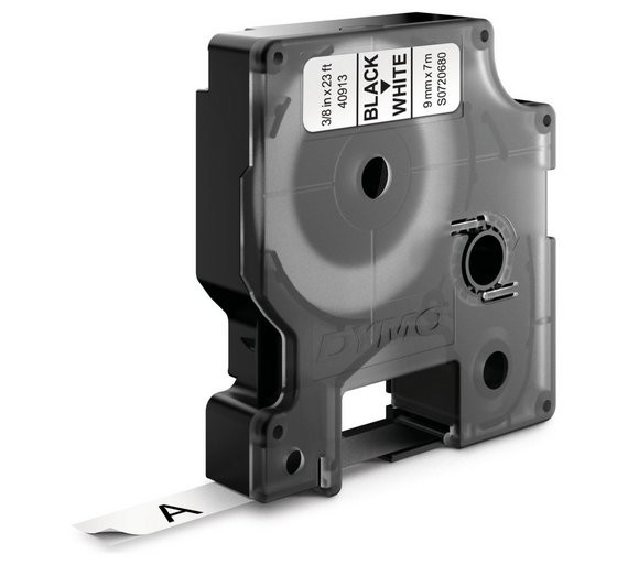 ORIGINALE DYMO Nastro Nero su bianco S0720680 40913 9mm x 7m nastro standard D1