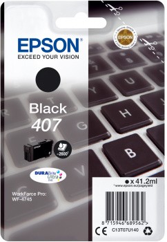 Originale Epson 407 nero Cartucho de Tinta Original - C13T07U140