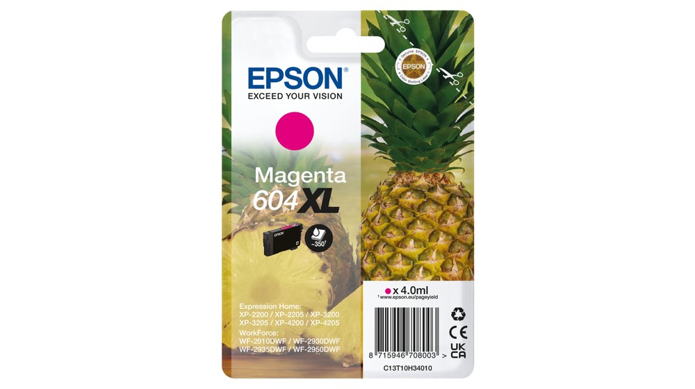 Originale Epson 604XL cartuccia magenta - C13T10H34010 Originale Epson 604XL cartuccia magenta - C13T10H34010