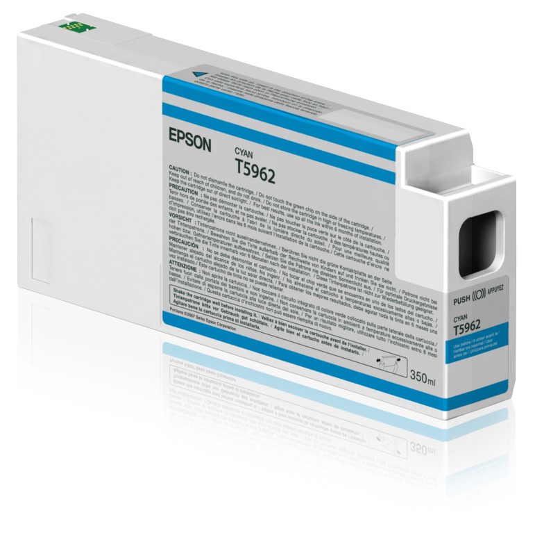 ORIGINALE Epson Cartuccia d'inchiostro ciano C13T596200 T5962 350ml cartuccia Ultra Chrome HDR