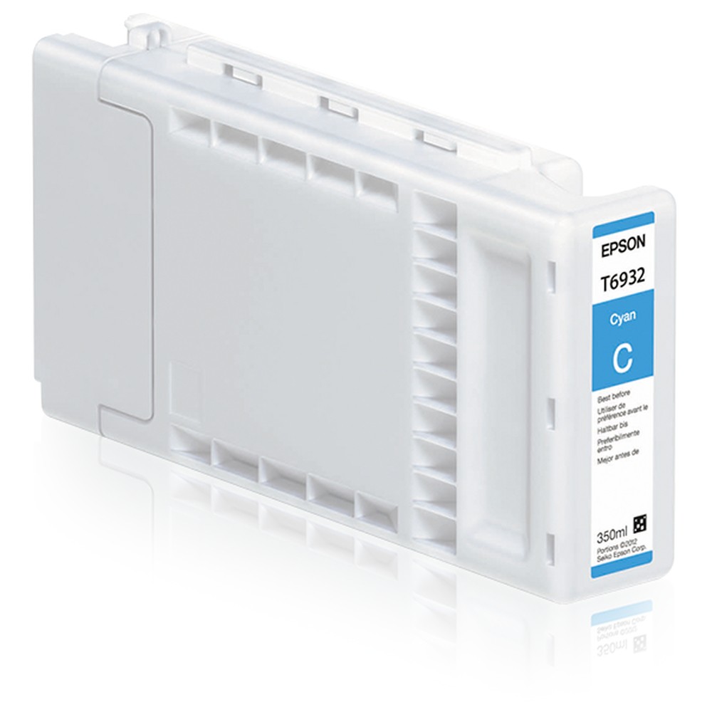 ORIGINALE Epson Cartuccia d'inchiostro ciano C13T69320N T6932 350ml