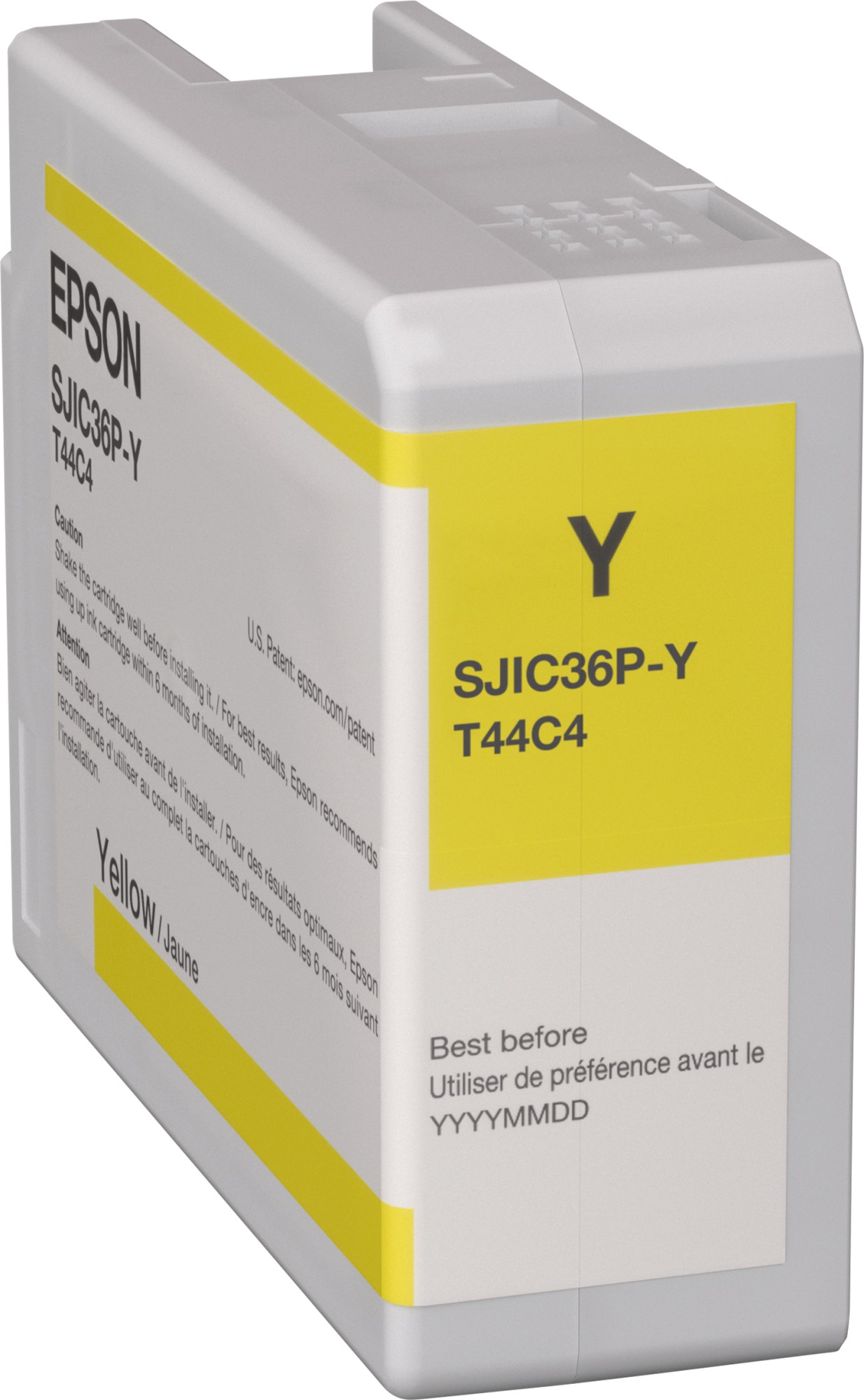 ORIGINALE Epson Cartuccia d'inchiostro giallo C13T44C440 SJIC36P-Y 80ml