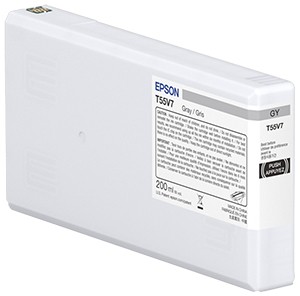 ORIGINALE Epson Cartuccia d'inchiostro Grigio C13T55W700 T55W7 200ml ORIGINALE Epson Cartuccia d'inchiostro Grigio C13T55W700 T55W7 200ml
