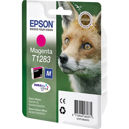ORIGINALE Epson Cartuccia d'inchiostro magenta C13T12834012 T1283 140 pagine 35ml