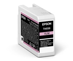 ORIGINALE Epson Cartuccia d'inchiostro magenta (chiaro) C13T46S60N T46S6 25ml ORIGINALE Epson Cartuccia d'inchiostro magenta (chiaro) C13T46S60N T46S6 25ml