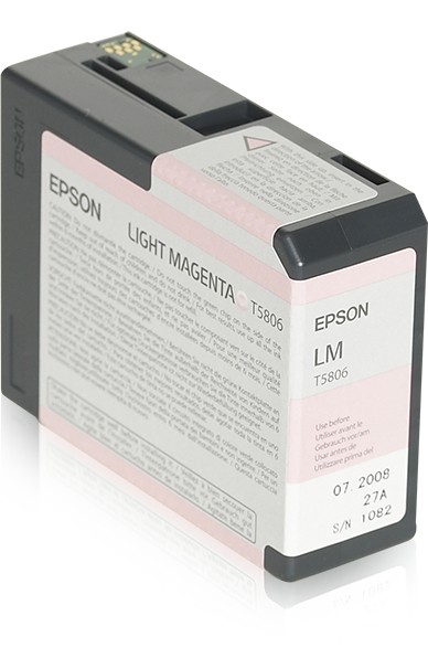 ORIGINALE Epson Cartuccia d'inchiostro magenta (chiaro) C13T580600 T5806 80ml