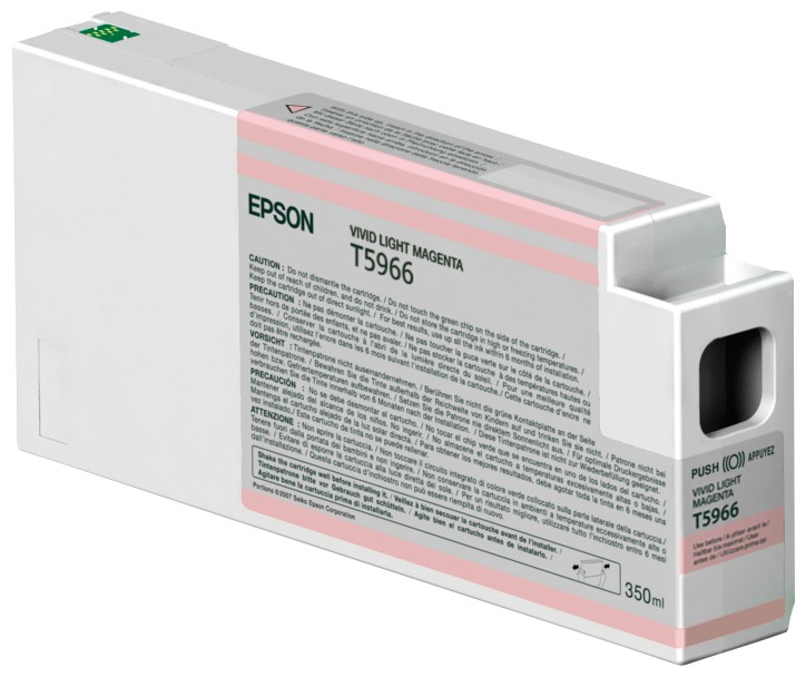 ORIGINALE Epson Cartuccia d'inchiostro magenta (chiaro) C13T596600 T5966 350ml cartuccia Ultra Chrome HDR ORIGINALE Epson Cartuccia d'inchiostro magenta (chiaro) C13T596600 T5966 350ml cartuccia Ultra Chrome HDR