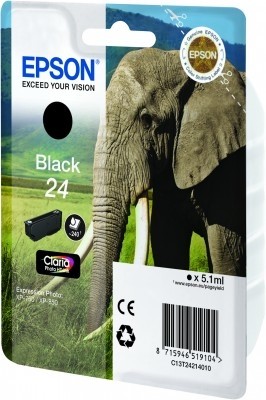 ORIGINALE Epson Cartuccia d'inchiostro nero C13T24214012 24 240 pagine 51ml