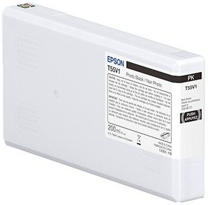 ORIGINALE Epson Cartuccia d'inchiostro Nero (Foto) C13T55W100 T55W1 200ml ORIGINALE Epson Cartuccia d'inchiostro Nero (Foto) C13T55W100 T55W1 200ml