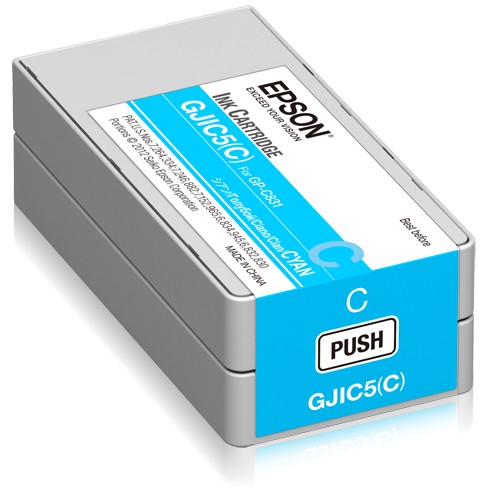 ORIGINALE Epson Cartuccia d'inchiostro ciano C13S020564 GJIC5-C 325ml