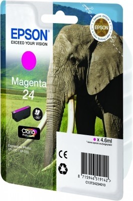 ORIGINALE Epson Cartuccia d'inchiostro magenta C13T24234012 24 360 pagine 46ml ORIGINALE Epson Cartuccia d'inchiostro magenta C13T24234012 24 360 pagine 46ml