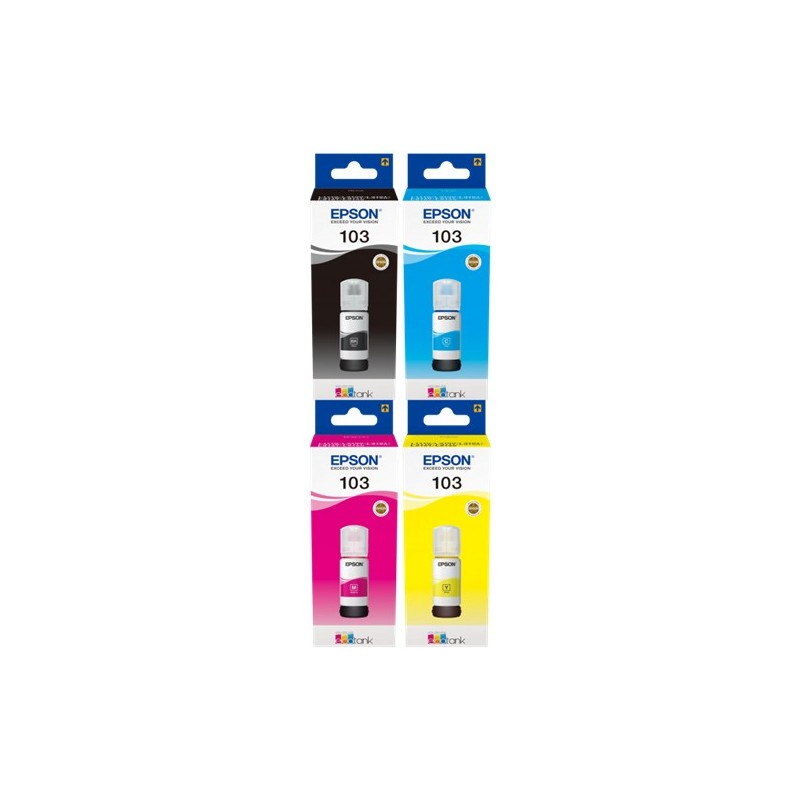 ORIGINALE Epson Multipack nero / ciano / magenta / giallo T00S MCVP 103 ORIGINALE Epson Multipack nero / ciano / magenta / giallo T00S MCVP 103