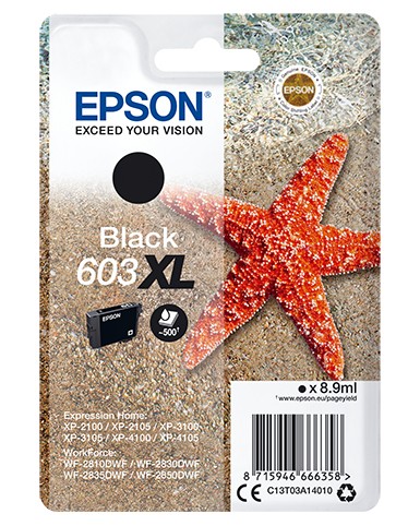 Originale Epson Singlepack Black 603XL Ink