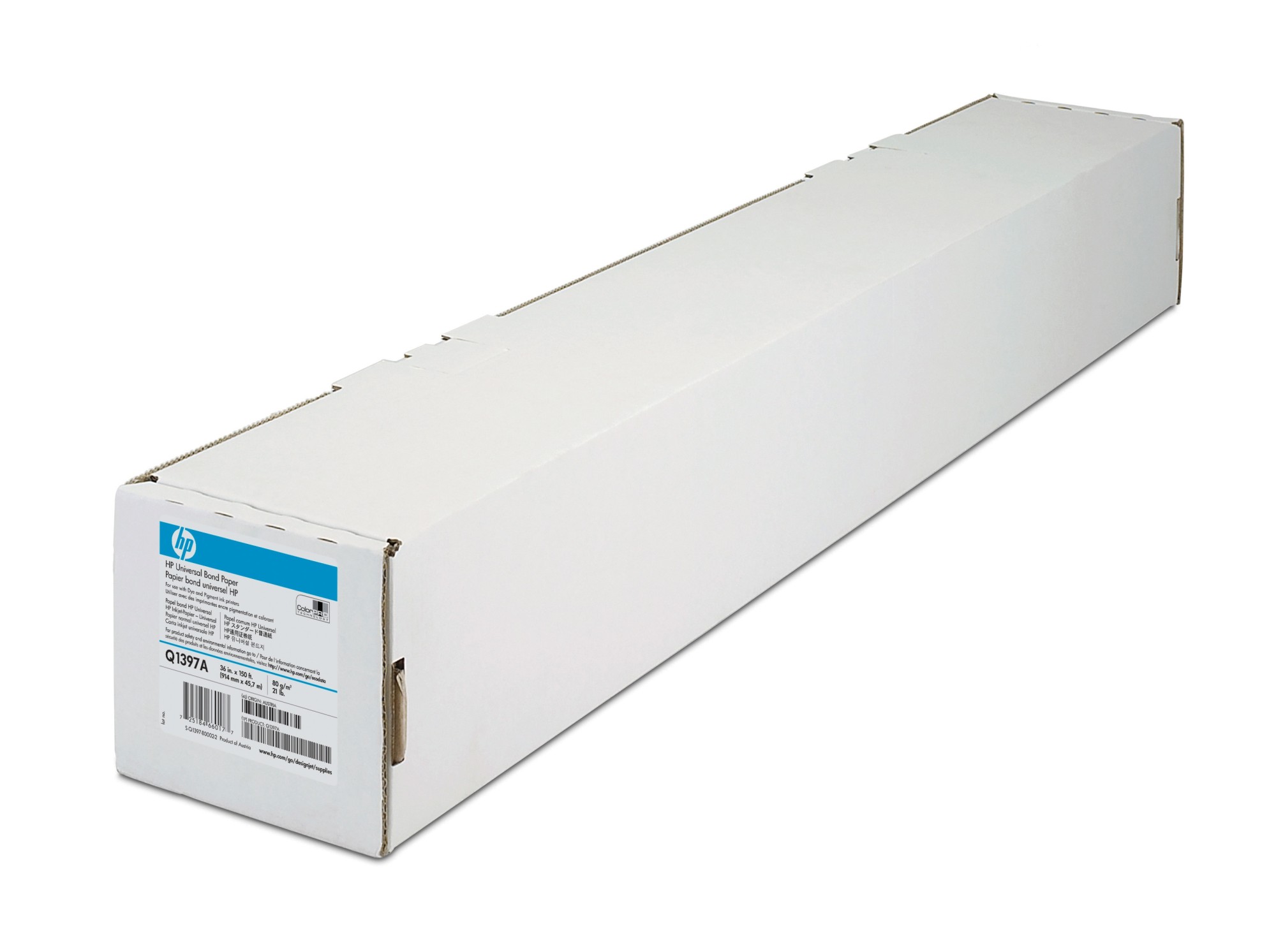 ORIGINALE HP Carta Bianco Q1397A ruolo 36 x 45 m 80 gr/m?
