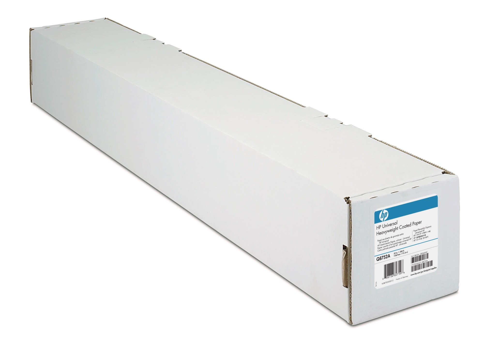 ORIGINALE HP Carta Bianco Q1441A Coated Paper Carta patinata HP da 95 gsm - 841 mm x 457 m