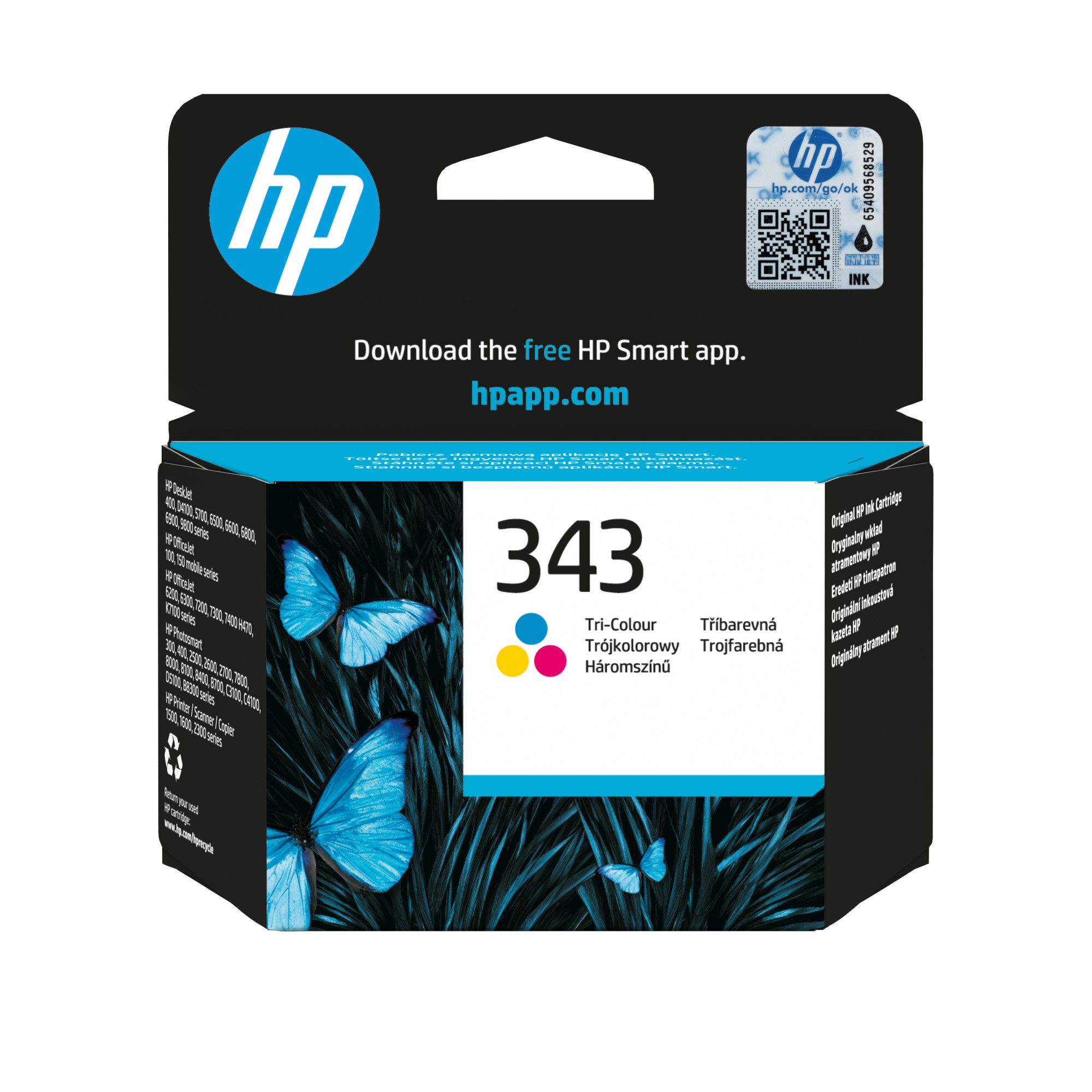 ORIGINALE HP Cartuccia d'inchiostro differenti colori C8766EE 343 330 pagine 7ml