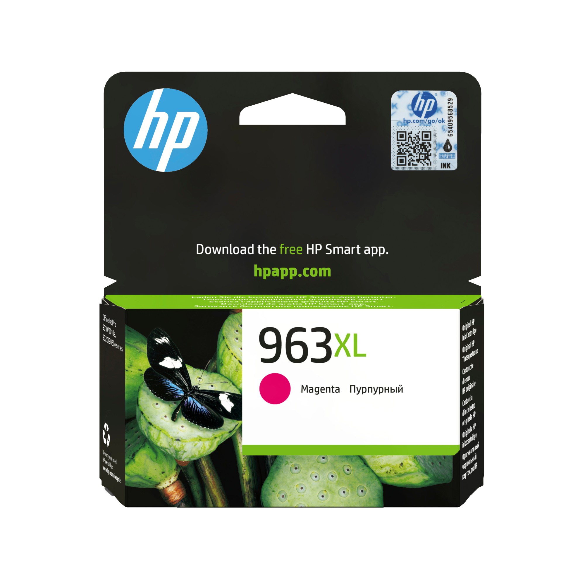 ORIGINALE HP Cartuccia d'inchiostro magenta 3JA28AE 963 XL 1600 pagine