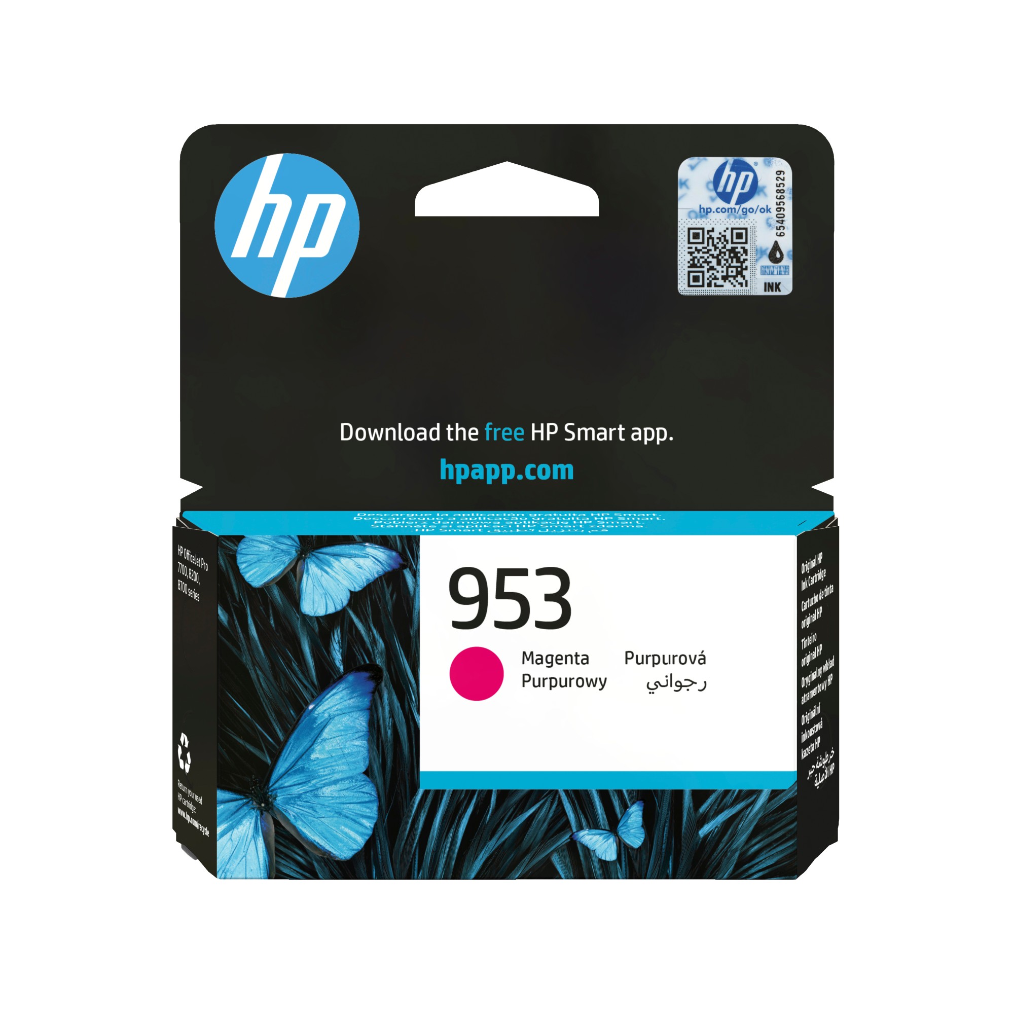 ORIGINALE HP Cartuccia d'inchiostro magenta F6U13AE 953 630 pagine