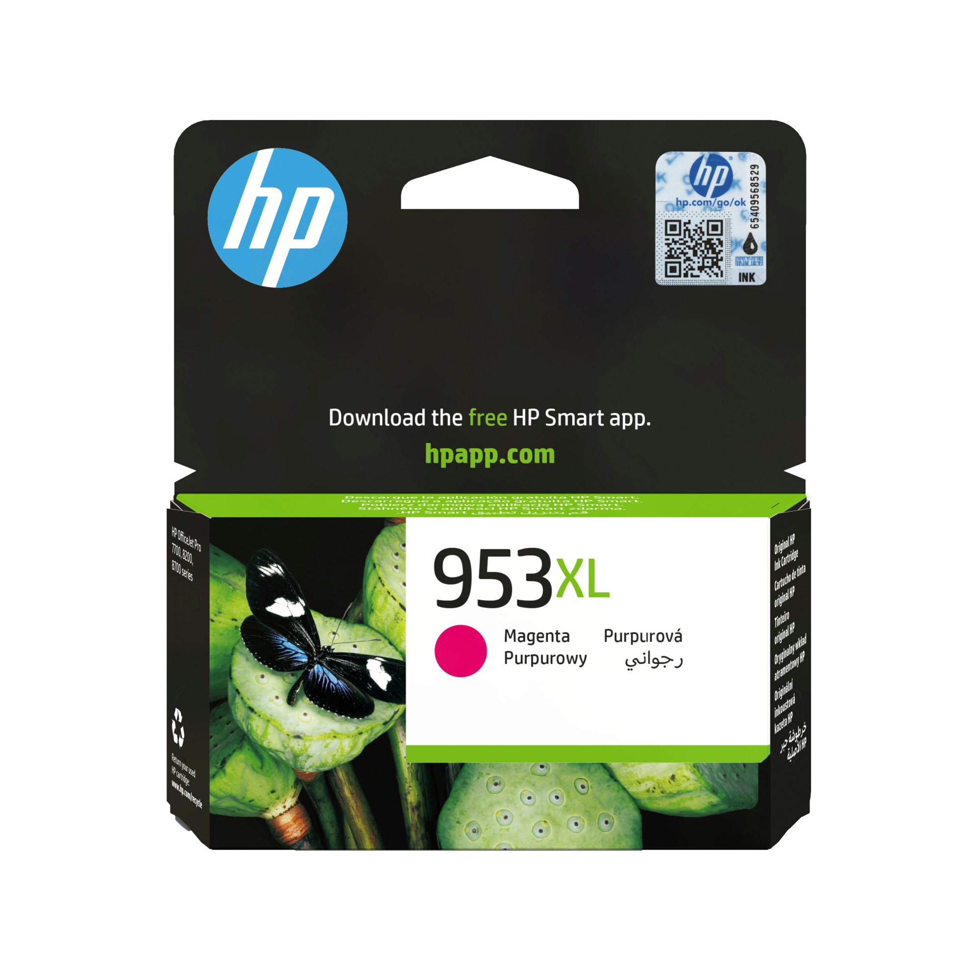 ORIGINALE HP Cartuccia d'inchiostro magenta F6U17AE 953 XL 1450 pagine