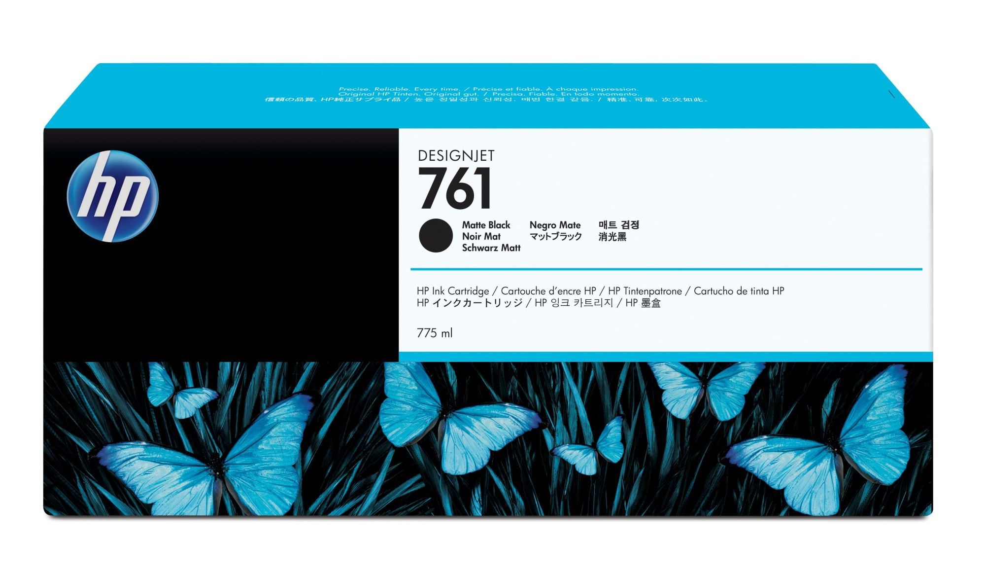 ORIGINALE HP Cartuccia d'inchiostro nero CM997A 761 775ml