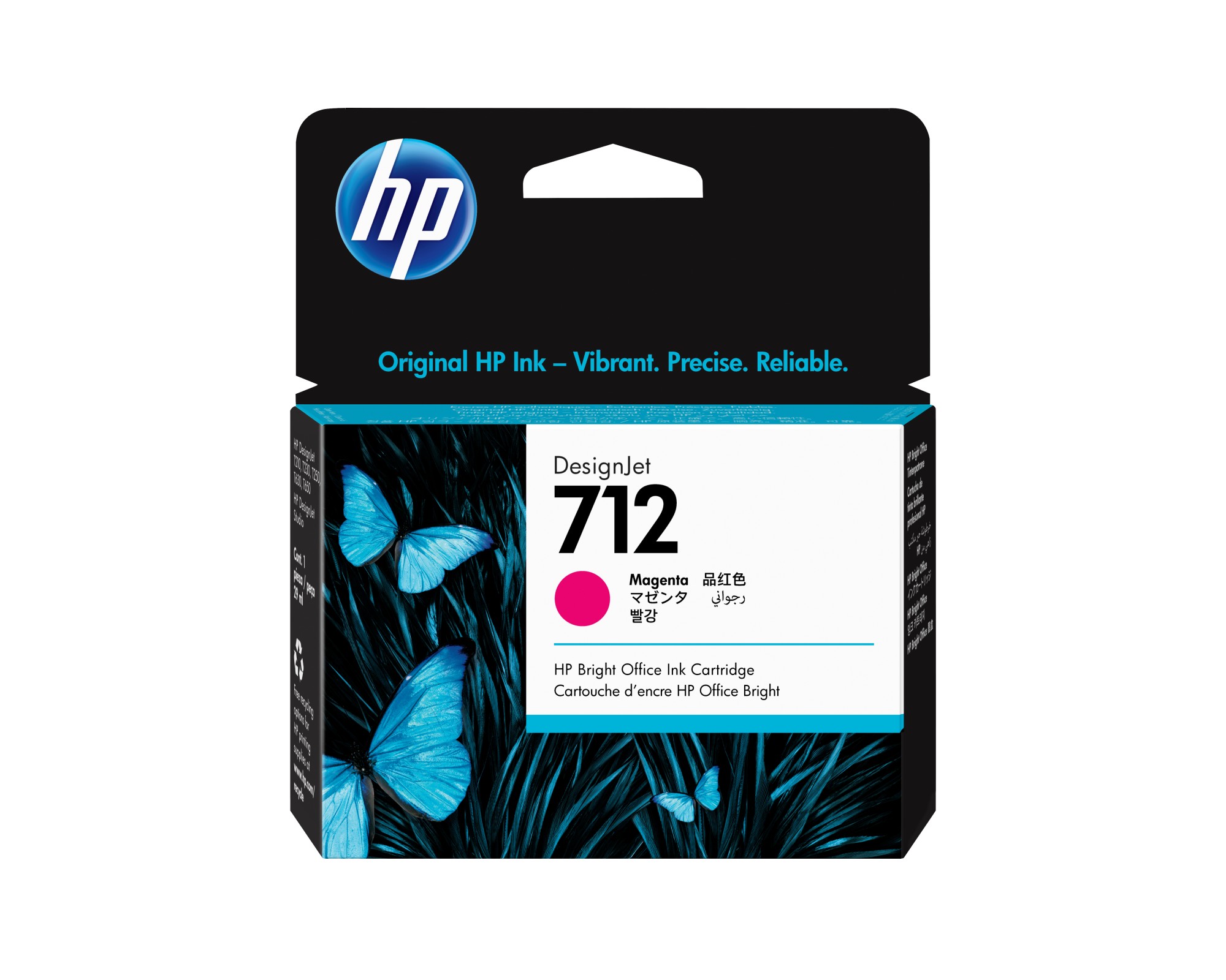 Originale HP Cartuccia di inchiostro magenta originale DesignJet 712 da 29 ml