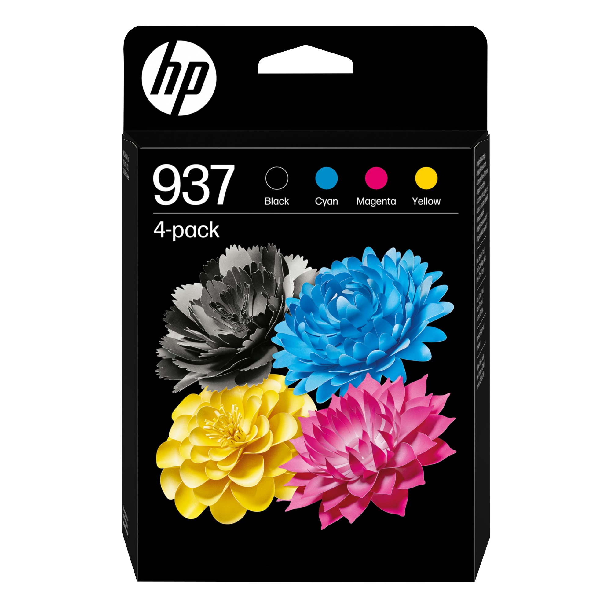 ORIGINALE HP Multipack nero / ciano / magenta / giallo 6C400NE 937 3850 pagine 937 CMYK Original Ink Cartridge 4-Pack