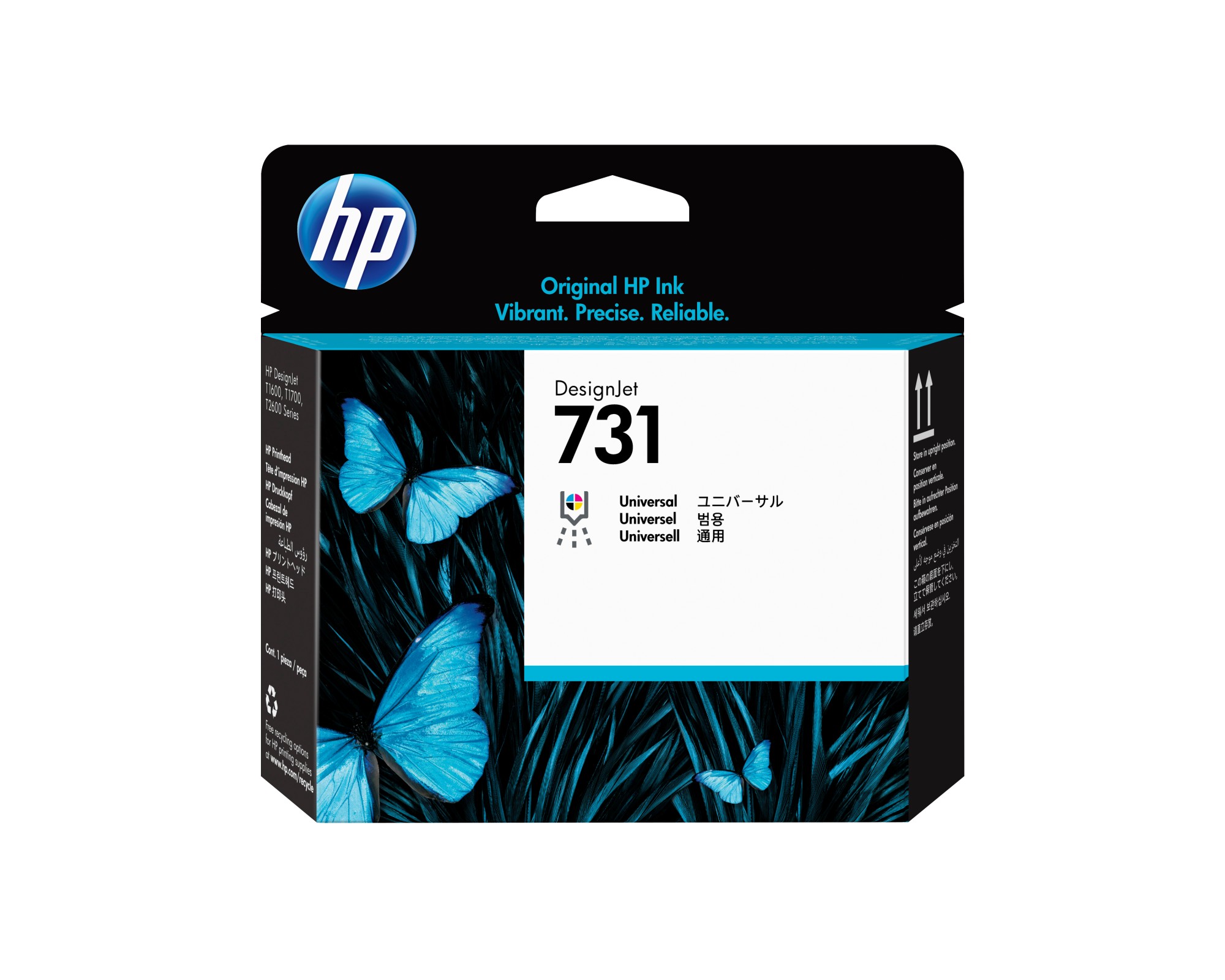 ORIGINALE HP Testina per stampa differenti colori P2V27A 731 ORIGINALE HP Testina per stampa differenti colori P2V27A 731