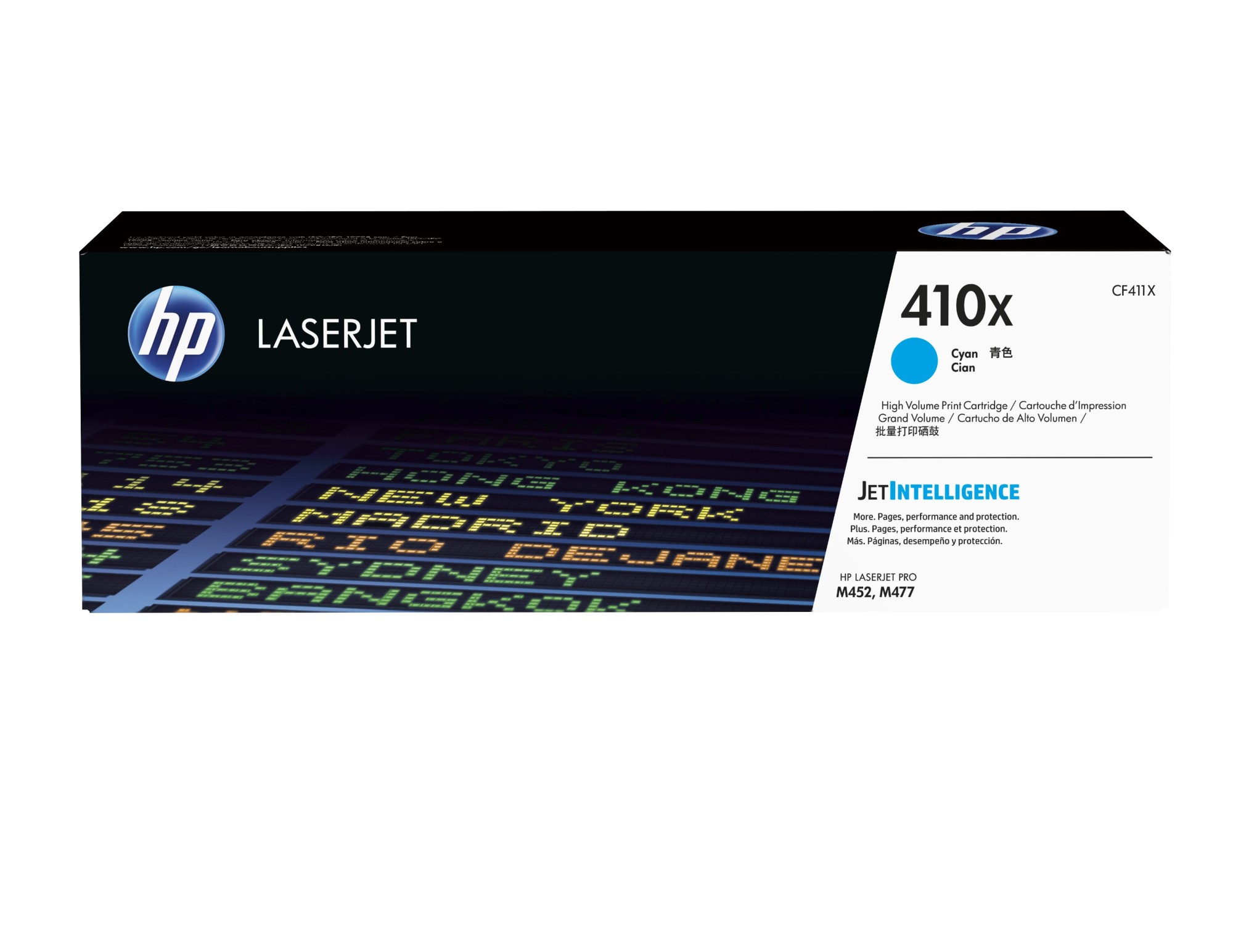 ORIGINALE HP toner ciano CF411X 410X 5000 pagine elevata capacit? ORIGINALE HP toner ciano CF411X 410X 5000 pagine elevata capacit?