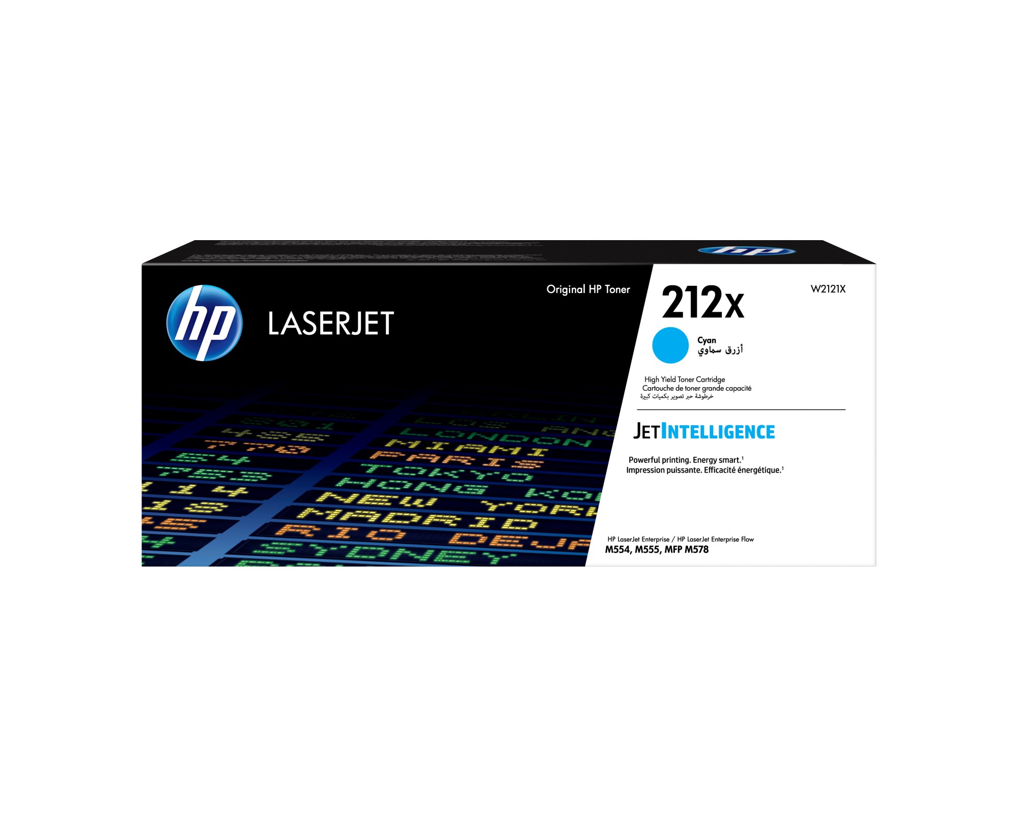 ORIGINALE HP toner ciano W2121X 212X 10000 pagine