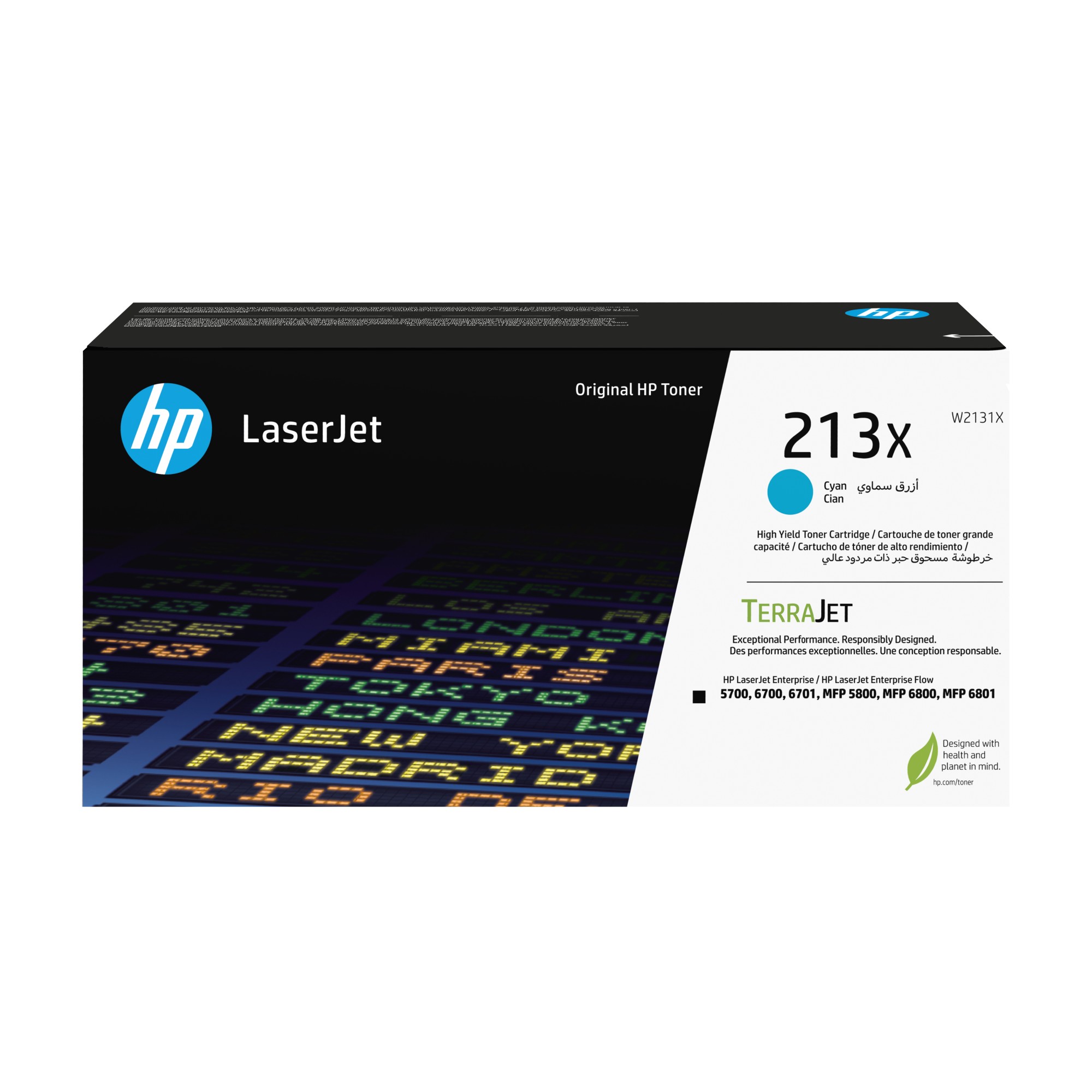 ORIGINALE HP toner ciano W2131X 213X 6000 pagine Cartuccia toner originale ciano ad alta capacit? LaserJet HP 213X ORIGINALE HP toner ciano W2131X 213X 6000 pagine Cartuccia toner originale ciano ad alta capacit? LaserJet HP 213X
