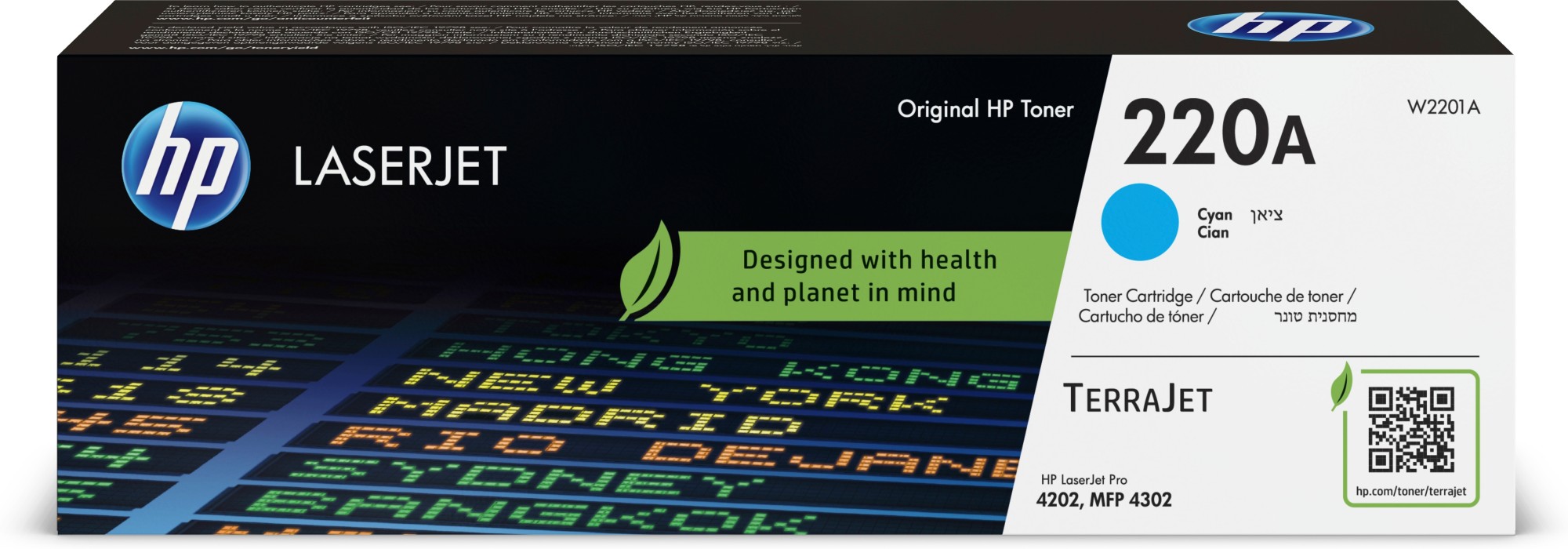 ORIGINALE HP toner ciano W2201A 220A 1800 pagine Cartuccia toner originale ciano LaserJet HP 220A ORIGINALE HP toner ciano W2201A 220A 1800 pagine Cartuccia toner originale ciano LaserJet HP 220A