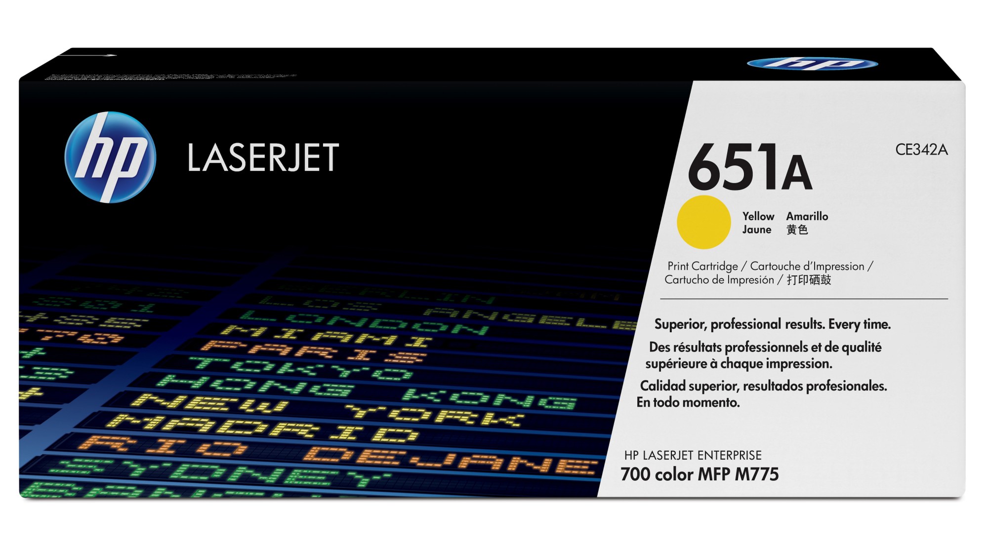ORIGINALE HP toner giallo CE342A 651A 16000 pagine standard ORIGINALE HP toner giallo CE342A 651A 16000 pagine standard
