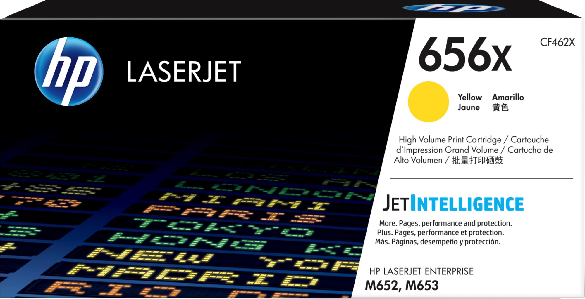 ORIGINALE HP toner giallo CF462X 656X 22000 pagine ORIGINALE HP toner giallo CF462X 656X 22000 pagine