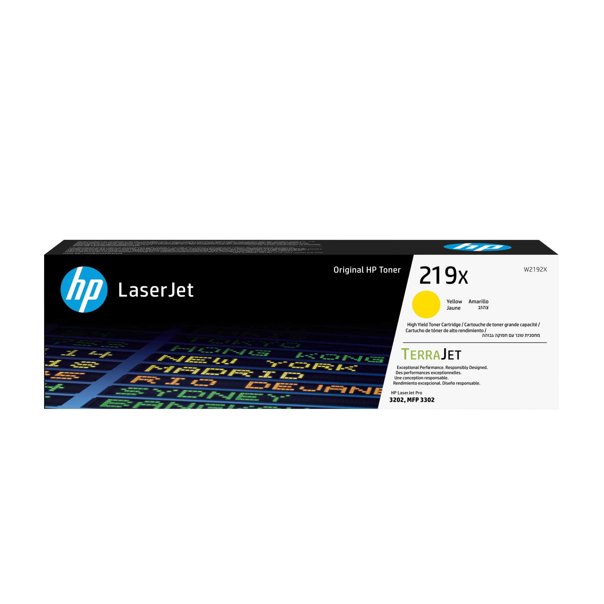 ORIGINALE HP toner giallo W2192X 219X 2500 pagine ORIGINALE HP toner giallo W2192X 219X 2500 pagine