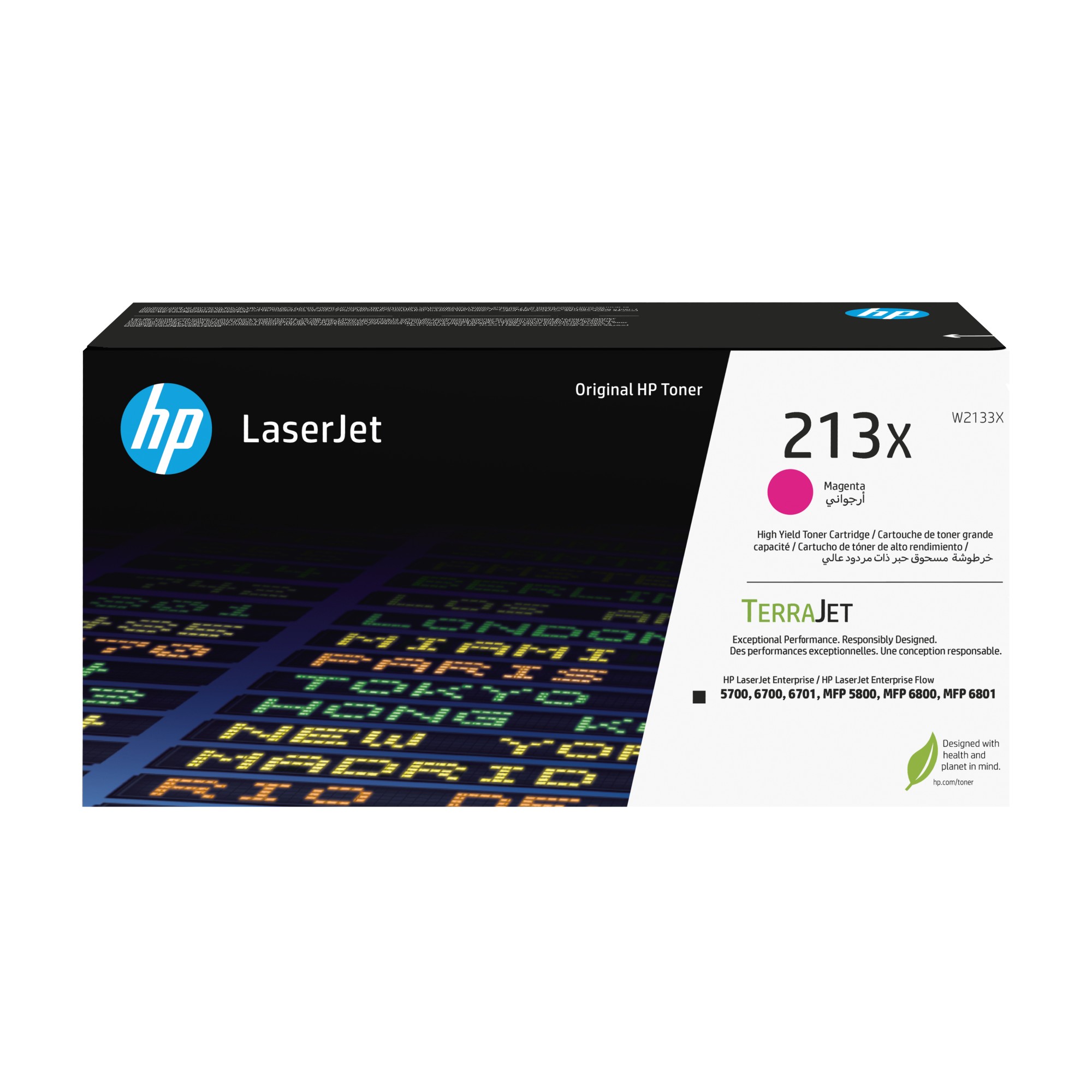 ORIGINALE HP toner magenta W2133X 213X 6000 pagine Cartuccia toner originale magenta ad alta capacit? LaserJet HP 213X ORIGINALE HP toner magenta W2133X 213X 6000 pagine Cartuccia toner originale magenta ad alta capacit? LaserJet HP 213X