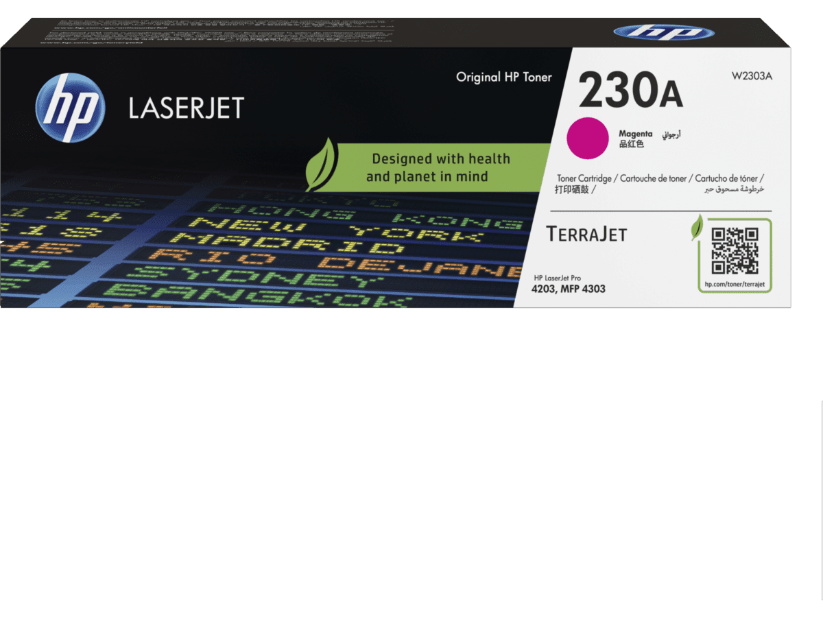 ORIGINALE HP toner magenta W2303A 230A 1800 pagine