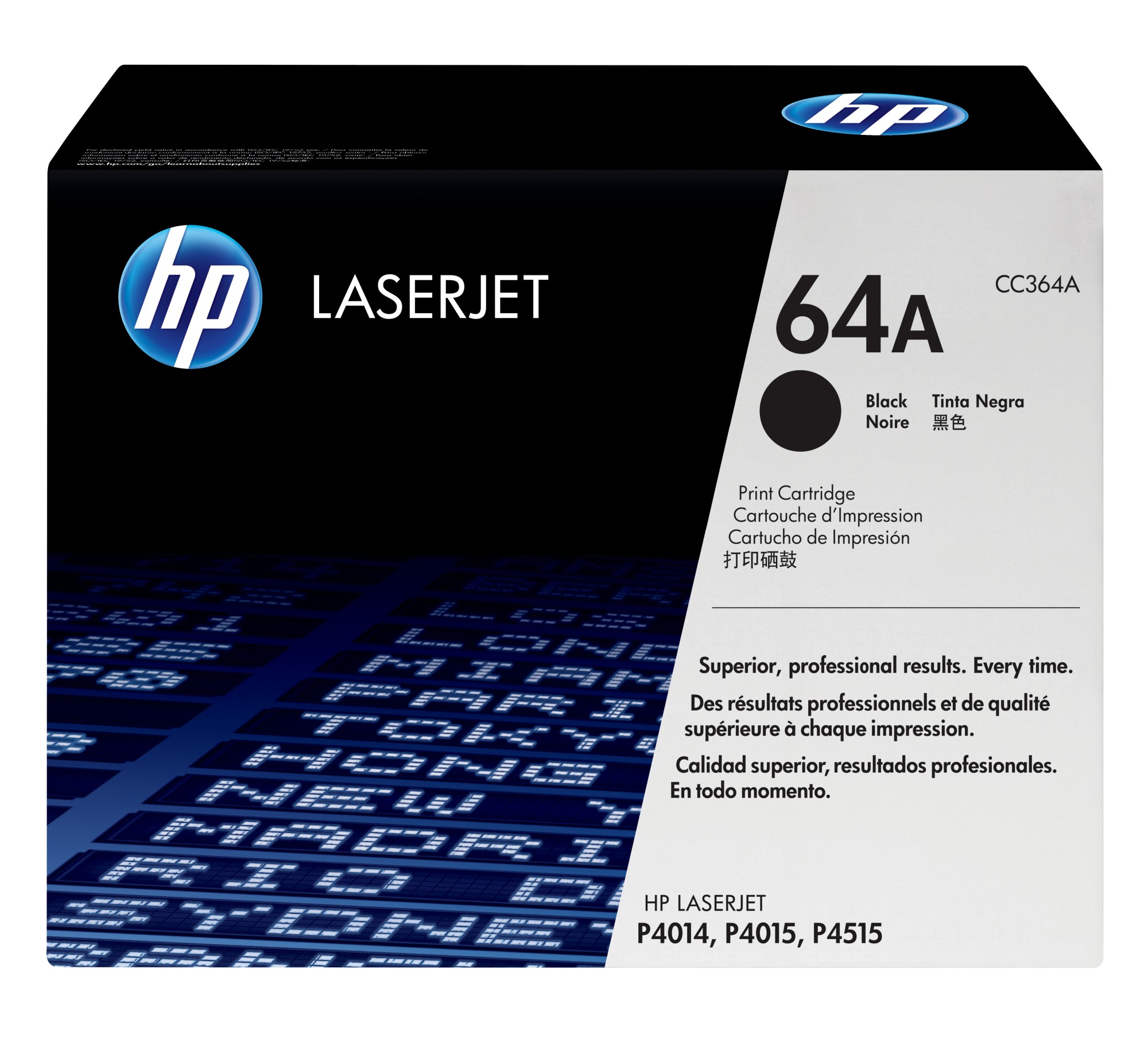 ORIGINALE HP toner nero CC364A 64A 10000 pagine ORIGINALE HP toner nero CC364A 64A 10000 pagine