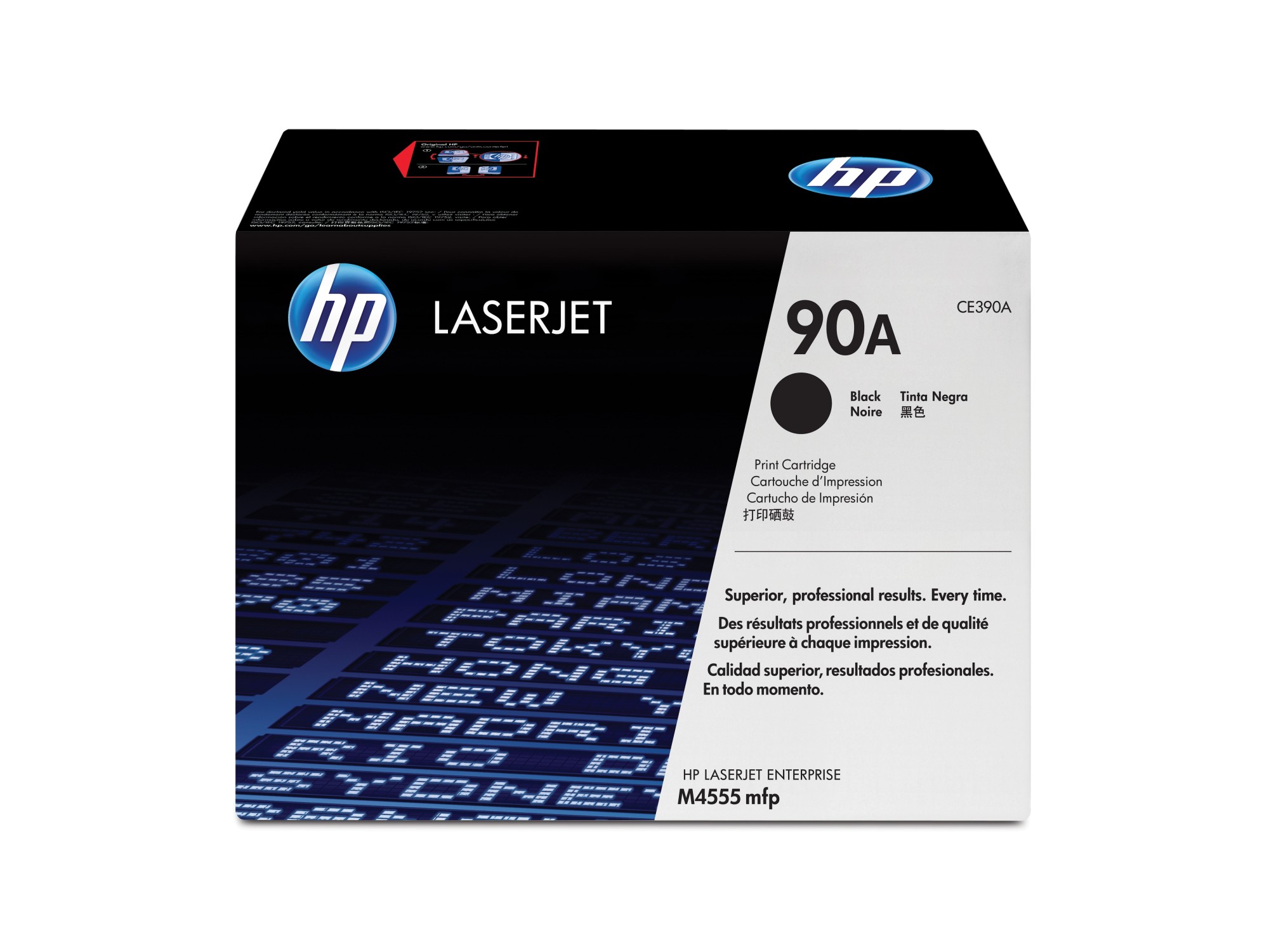 ORIGINALE HP toner nero CE390A 90A 10000 pagine standard