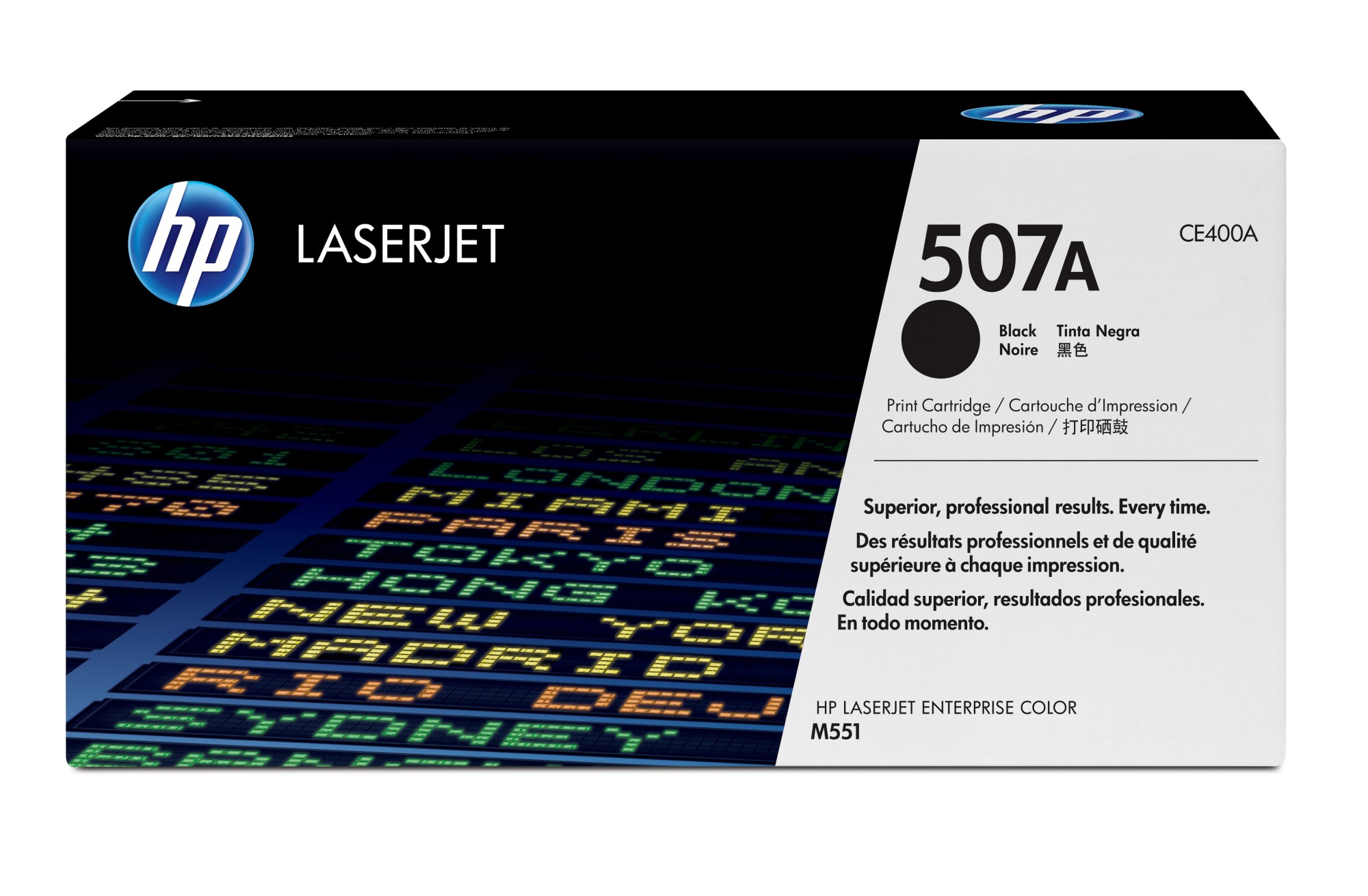 ORIGINALE HP toner nero CE400A 507A 5500 pagine standard