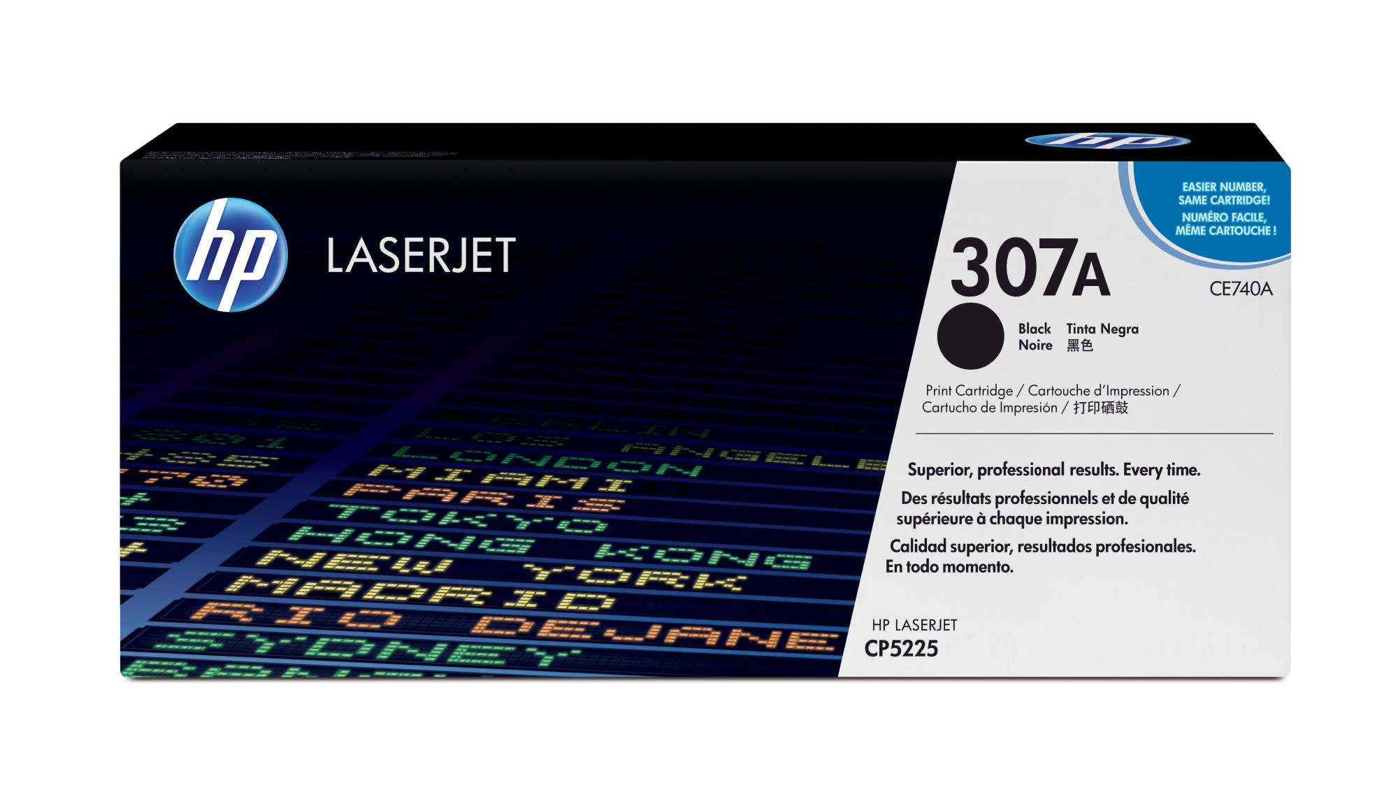 ORIGINALE HP toner nero CE740A 307A 7000 pagine