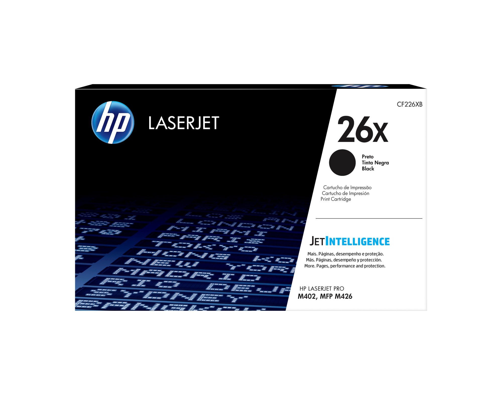 ORIGINALE HP toner nero CF226X 26X 9000 pagine alta capacit?