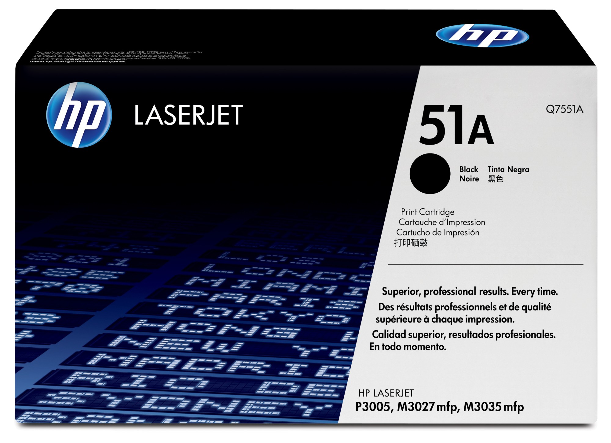 ORIGINALE HP toner nero Q7551A 51A 6500 pagine ORIGINALE HP toner nero Q7551A 51A 6500 pagine
