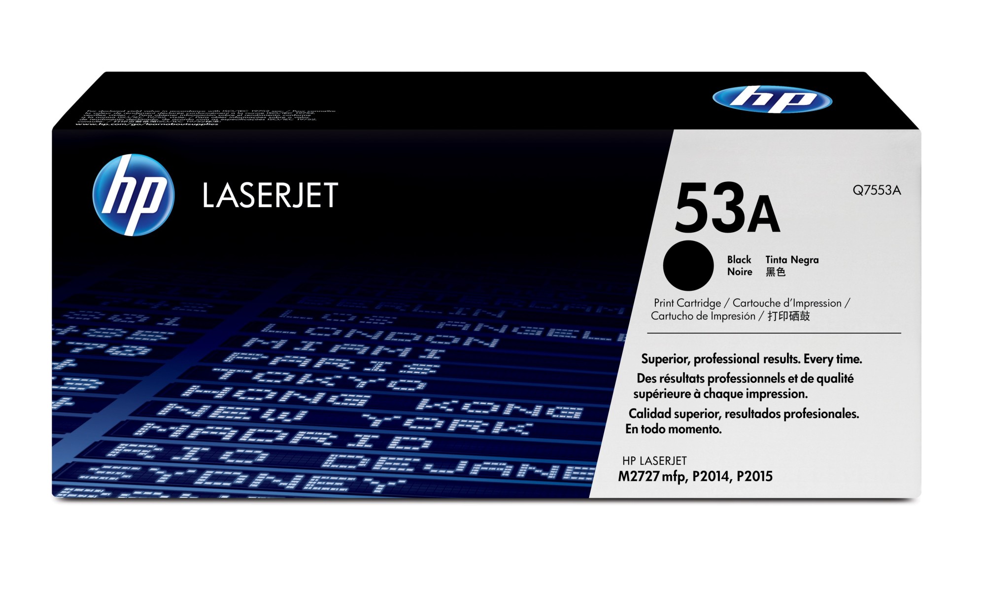 ORIGINALE HP toner nero Q7553A 53A 3000 pagine ORIGINALE HP toner nero Q7553A 53A 3000 pagine