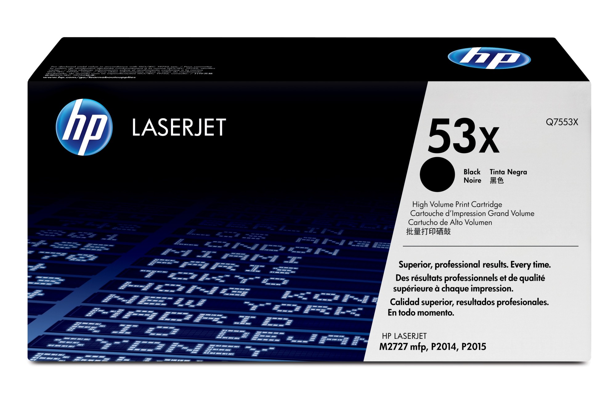ORIGINALE HP toner nero Q7553X 53X 7000 pagine ORIGINALE HP toner nero Q7553X 53X 7000 pagine