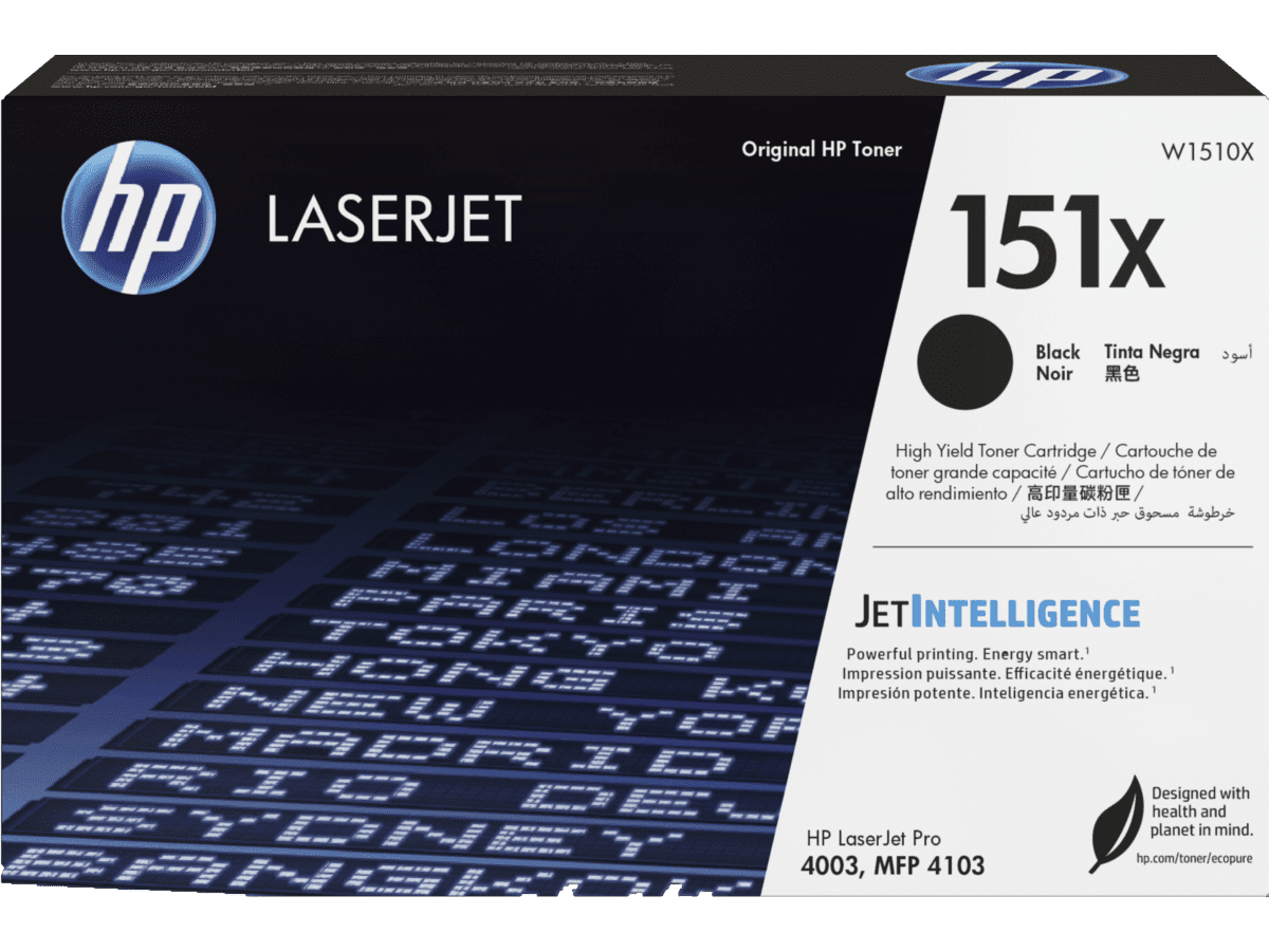 ORIGINALE HP toner nero W1510X 151X 9700 pagine ORIGINALE HP toner nero W1510X 151X 9700 pagine