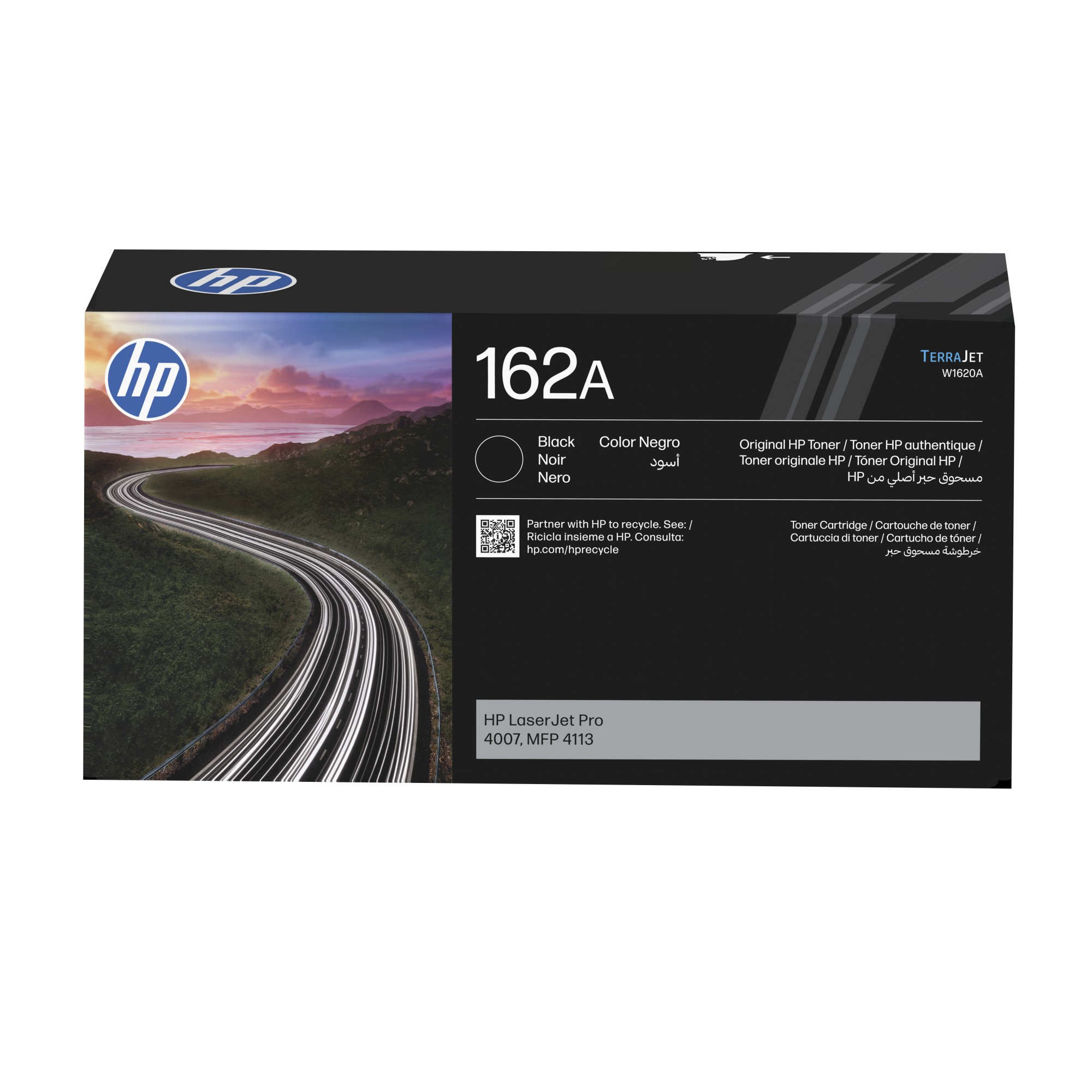 ORIGINALE HP toner nero W1620A 162A 3000 pagine Cartuccia toner nero originale HP LaserJet 162A