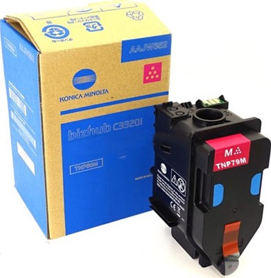 ORIGINALE Konica Minolta toner magenta AAJW350 TNP-79M 9000 pagine